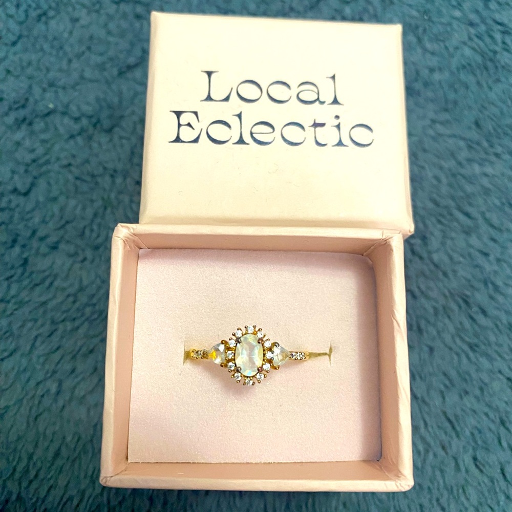 Local Eclectic Moonstone ring
